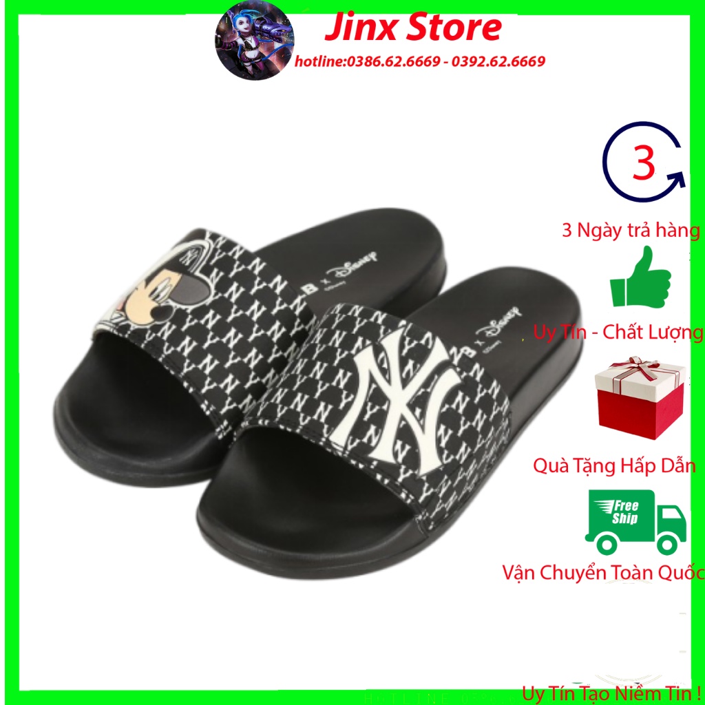 Dép mlb,dép quai ngang mickey các màu thời trang cao cấp hàng 11 vip