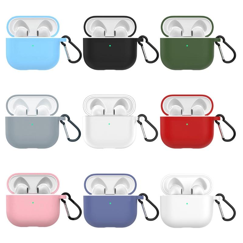 Vỏ Bảo Vệ Hộp Sạc Tai nghe không dây airpods mini4 Bằng Silicon Màu Sắc Thời Trang Ốp