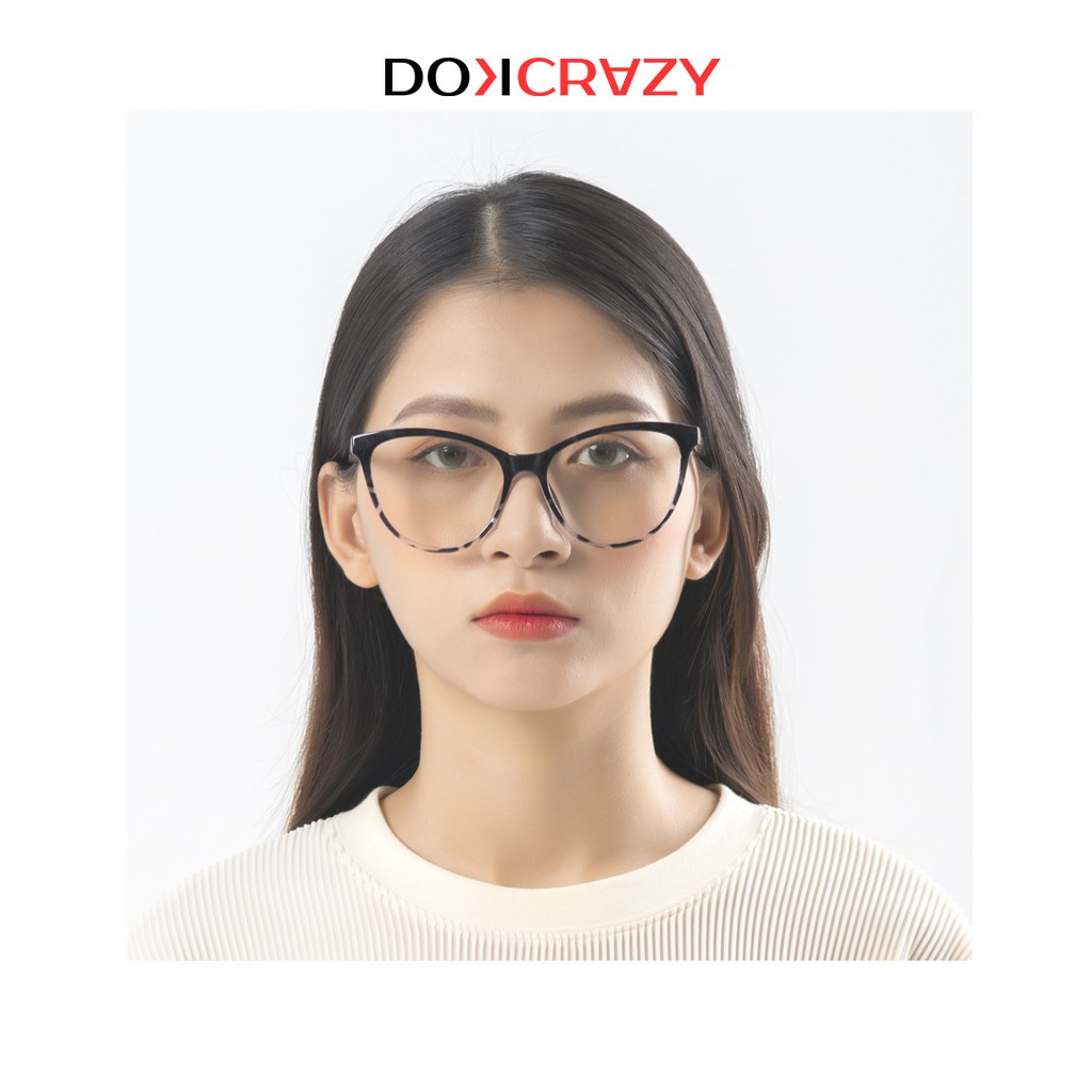 Gọng kính mắt mèo cao cấp CHEZZY local brand DOKCRAZY mắt giả cận không độ thời trang nữ style retro hot trend Hàn Quốc | BigBuy360 - bigbuy360.vn