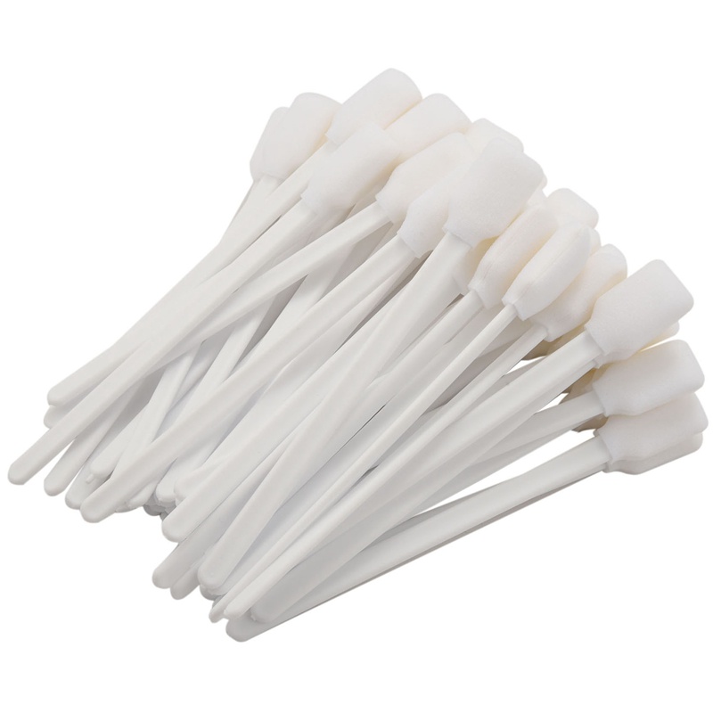 Set 100 Tăm Bông Lau Chùi Vệ Sinh Máy In Roland Epson Mimaki Mutoh