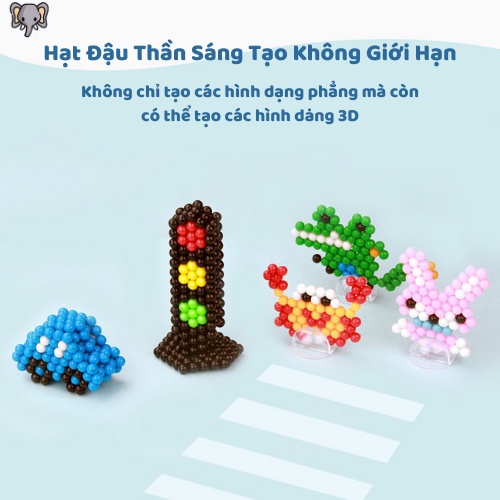 Đồ Chơi Hạt Đậu Thần Hulo Toys Nhiều Màu Sắc - Đồ Chơi Trẻ Em, Đồ Chơi Sáng Tạo, Đồ Chơi Giáo Dục Cho Bé