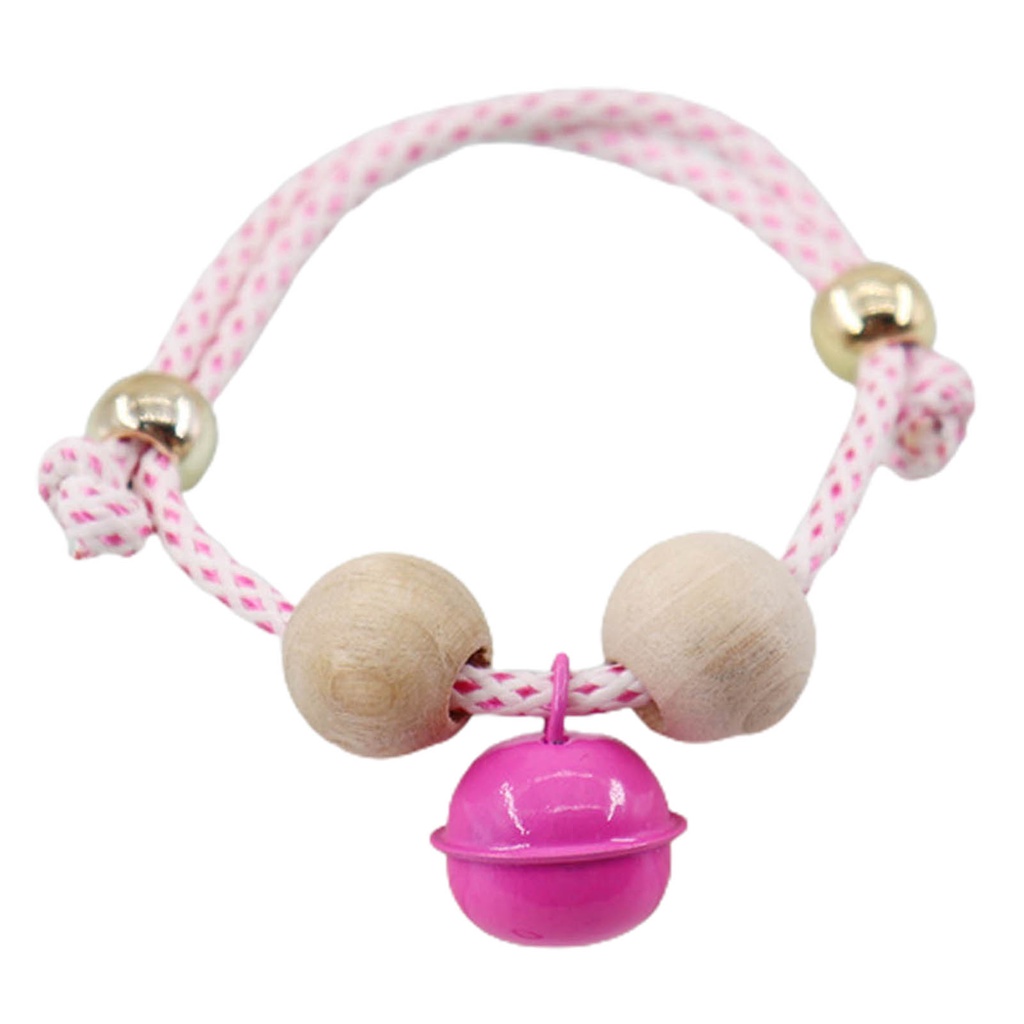 Vòng Cổ Chống Bọ Chét Cho Thú Cưng Họa Tiết Chấm Bi Có Chuông