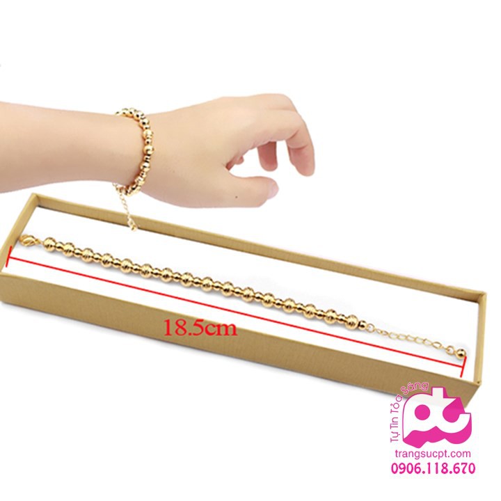 Lắc tay nữ cá tính inox không đen giá rẻ nhất HCM - PT_2_LTN123