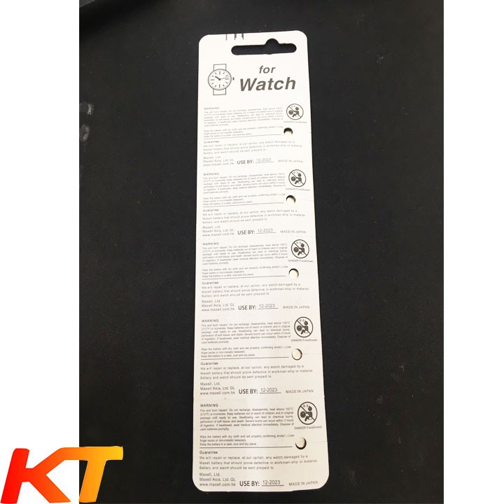 PIN SR621, SR621SW, 364 1.55V MAXELL PIN ĐỒNG HỒ.