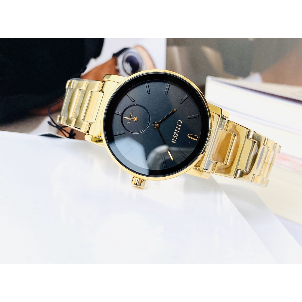 Đồng hồ đôi nam nữ dây thép Citizen BE9182-58E và EQ9062-58E