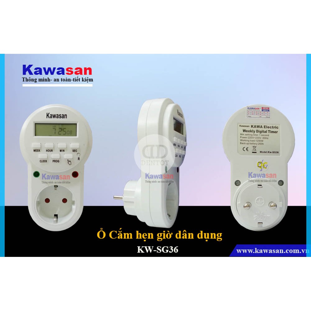 Ổ Cắm Hẹn Giờ - Thiết Bị Hẹn Giờ Timer - Hẹn giờ máy bơm, tưới cây