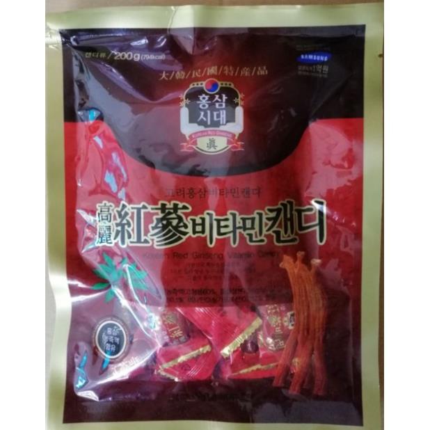 Kẹo nhân sâm Hàn Quốc bồi bổ sức khỏe 200g