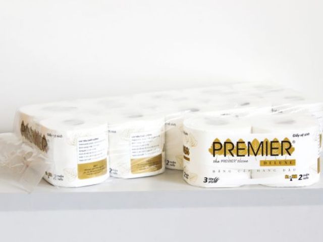 Giấy vệ sinh Premier Deluxe ( 10 cuộn, 1,5 kg)