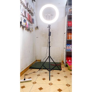 [Đèn livestream 36cm, 46CM] hỗ trợ chụp ảnh, make up 3 chế độ sáng
