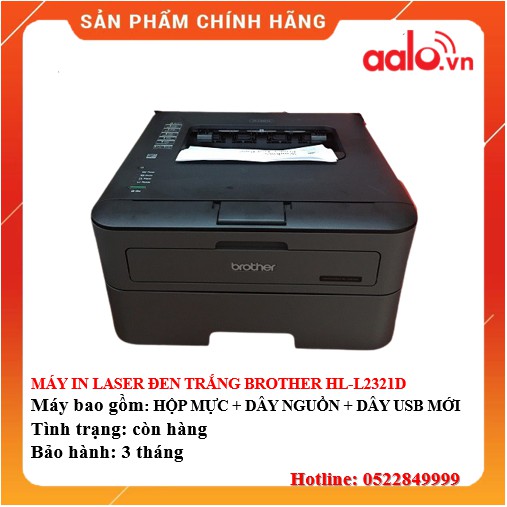 MÁY IN LASER ĐEN TRẮNG BROTHER HL-L2321D ĐÃ QUA SỬ DỤNG - AALO.VN