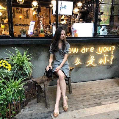 Đầm vintage - đầm red Kẻ sọc TWICE vocation party Dress