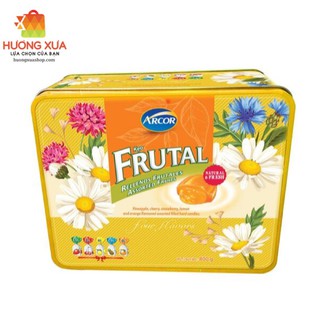 KẸO HOA QUẢ FRUTAL ARCOR HỘP THIẾC 400G