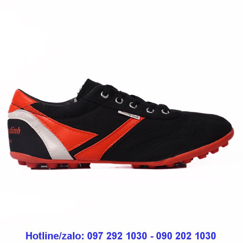 Giày vải Thượng đình đá bóng đinh đen chính hãng BD16