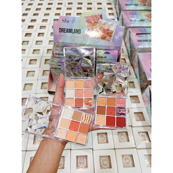 Bảng Mắt Nhũ Lì 9 Ô mỹ She Dreamland