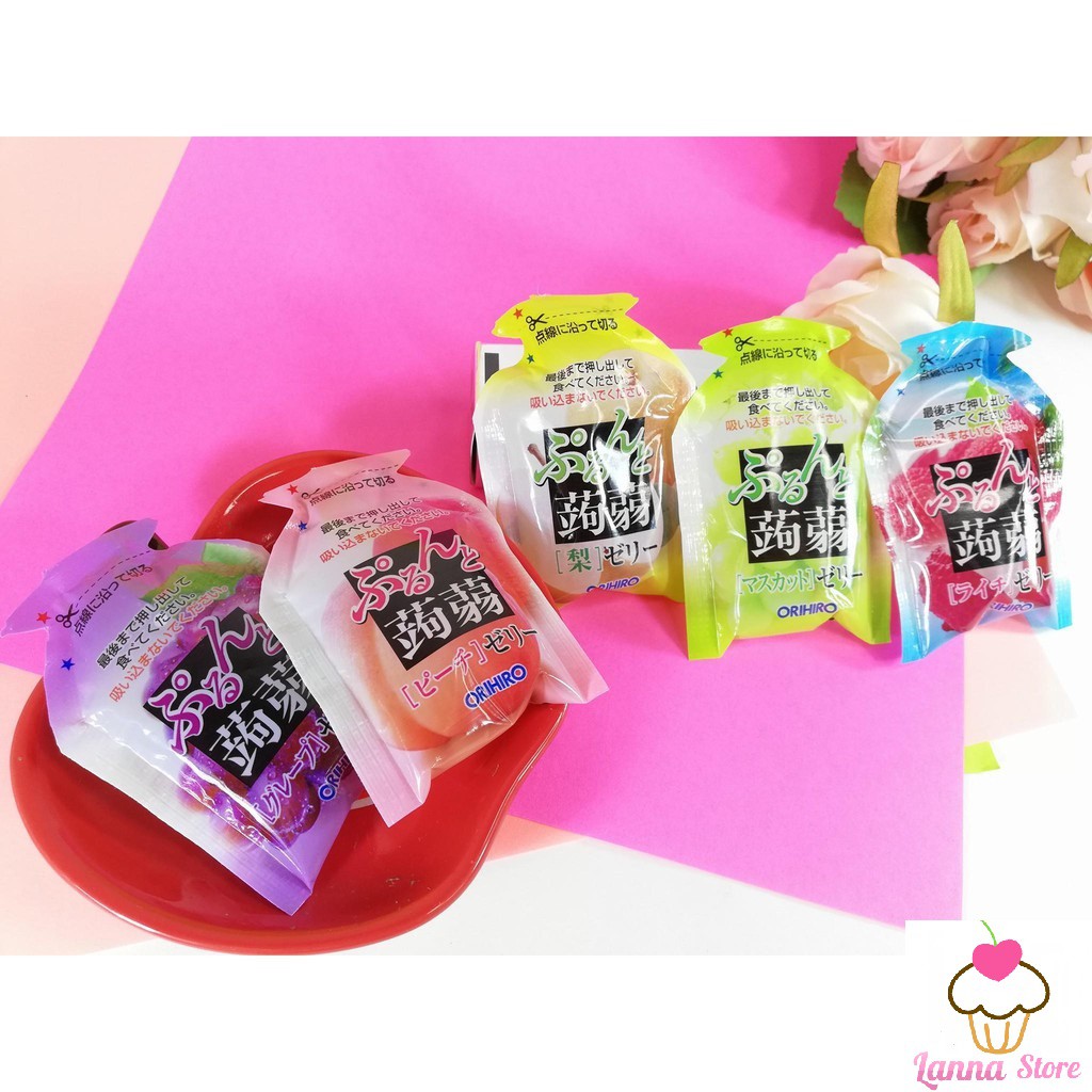 [Mã 77FMCGSALE1 giảm 10% đơn 250K] Thạch trái cây Orihiro gói 120gr (6 túi) và 240gram (12 túi) - Nhật Bản | BigBuy360 - bigbuy360.vn