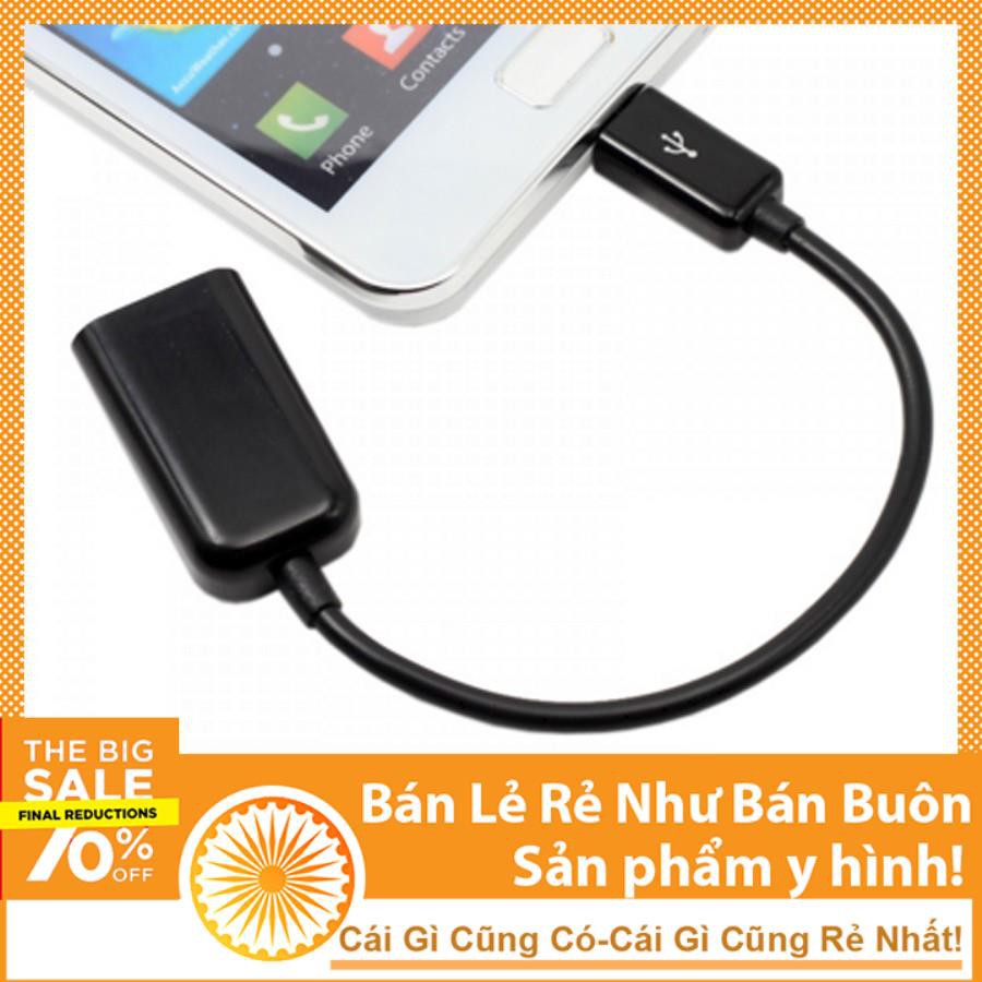 Cáp OTG USB Cái-MicroUSB ( Kết nối điện thoại với USB, Chuột, Tay Game... )