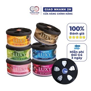 Sáp thơm ô tô hữu cơ khử mùi, Nước hoa xe hơi AROMATE hương cafe, chanh bạc hà, thể thao, trái cây chính hãng Taiwan Hub