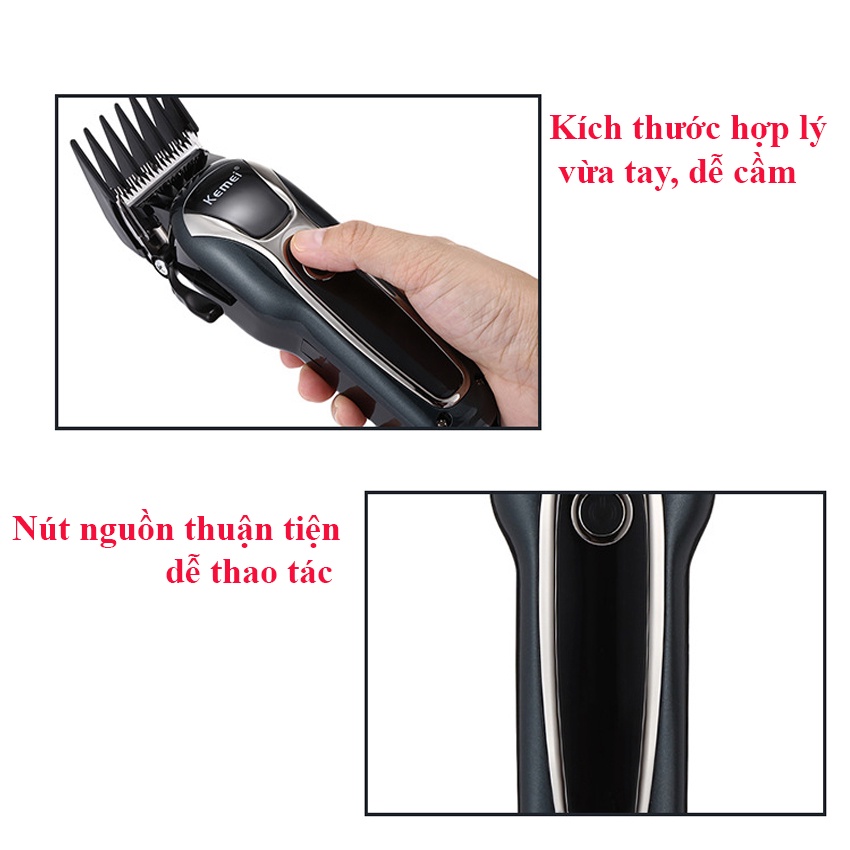 Tông đơ cắt lông chó mạnh mẽ dễ sử dụng Kemei 1991