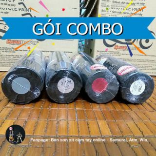 Sơn Samurai combo màu đỏ nhám