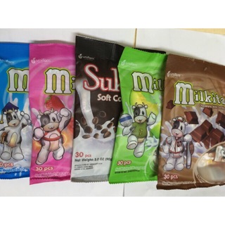 Combo 10 gói kẹo sữa mềm Mikita mix vị