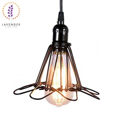 Đèn thả lồng sắt hoa TH006