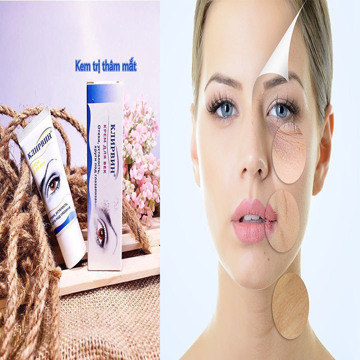 Kem làm tan bọng mắt và mờ thâm vùng quanh mắt Klirvin