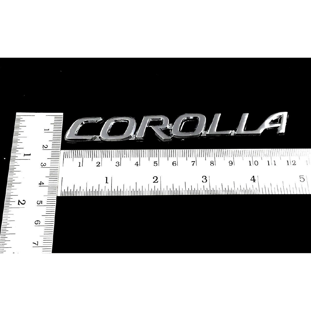 Logo chữ Corolla trang trí sang trọng cho TOYOTA ALTIS 2006-2014
