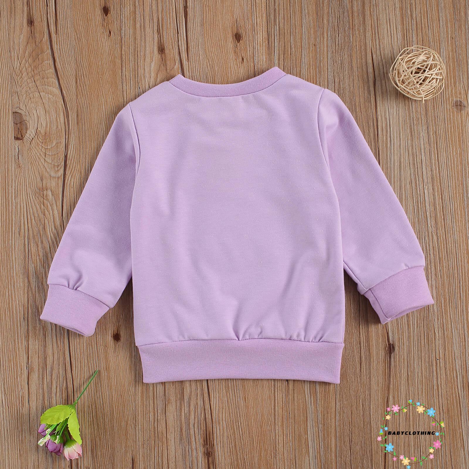BBCQ-Kid Girl Floral Top, Fall Shirt, Round Neck Long-Sleeve Casual Elastic Cuff Hem Windproof Warm Blouse