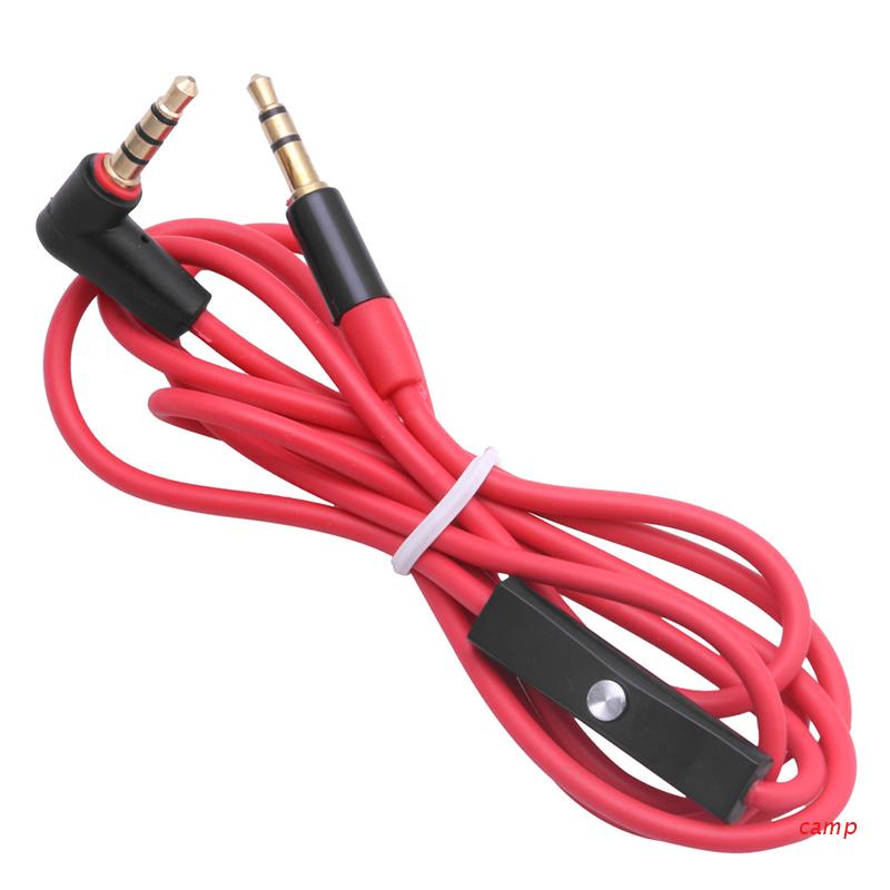 camp 3.5mm remplacement L Câble audio Cordon avec micro pour Monster Beats By Dr Dre