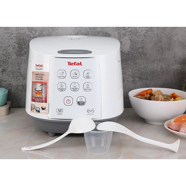 Nồi cơm điện tử Tefal Easy Rice RK733168 1.8L [Hàng chính hãng, Bảo hành 24 tháng]