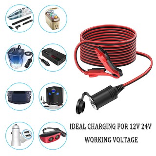 Dây Cáp Bật Lửa Đầu Cái Lst 10ft / 3m 12v 24v