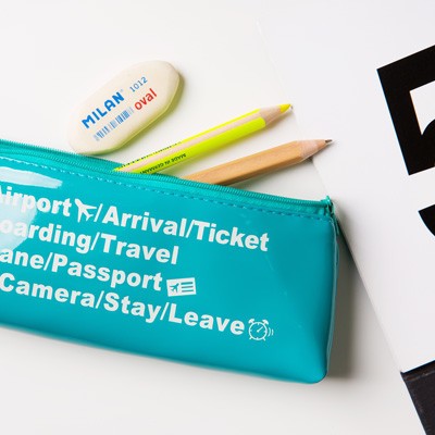 Túi Đựng Viết ARTBOX Hàn Quốc Typo Graphic Thời Trang