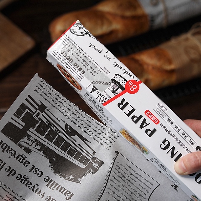 Giấy Dầu Tự Nhiên Bằng Silicone Dùng Gói Bánh Sandwich/Bánh Quy/Bánh Quy