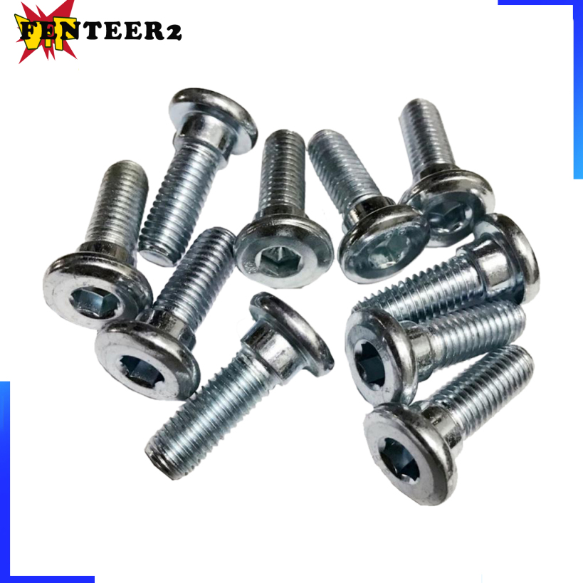 (Fenteer2 3c) 10 Đinh Tán Cho Xe Máy M8X20Mm