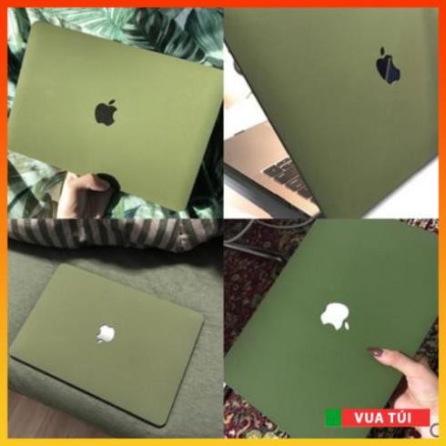 Case, Ốp Lưng Macbook Màu Xanh Rêu Đủ Dòng - Chất Liệu Nhựa ABS Bảo Vệ Macbook Toàn Diện
