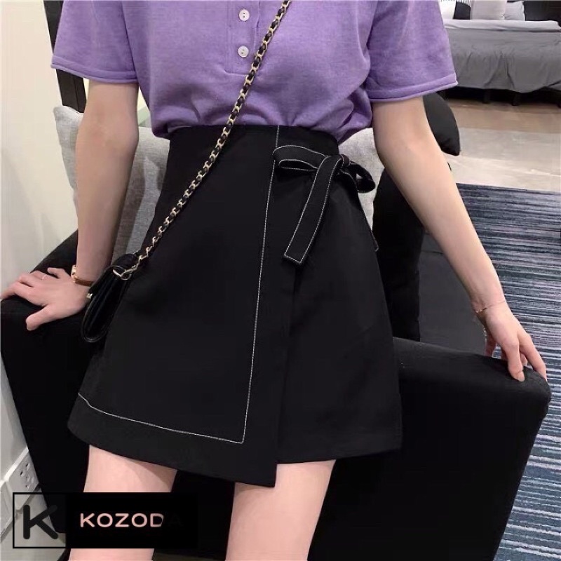 🍀 Chân váy chữ A # Chân váy chữ A cột nơ chỉ nổi # Váy nơ eo | BigBuy360 - bigbuy360.vn