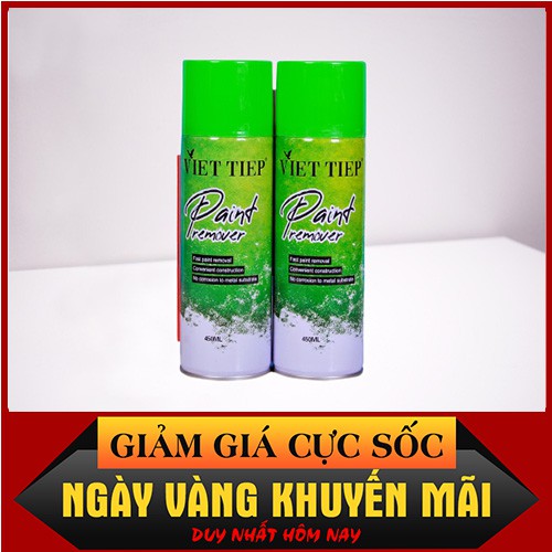 Chai Xịt Tẩy Sơn gốc dầu, sơn phun, sơn mài 450ml