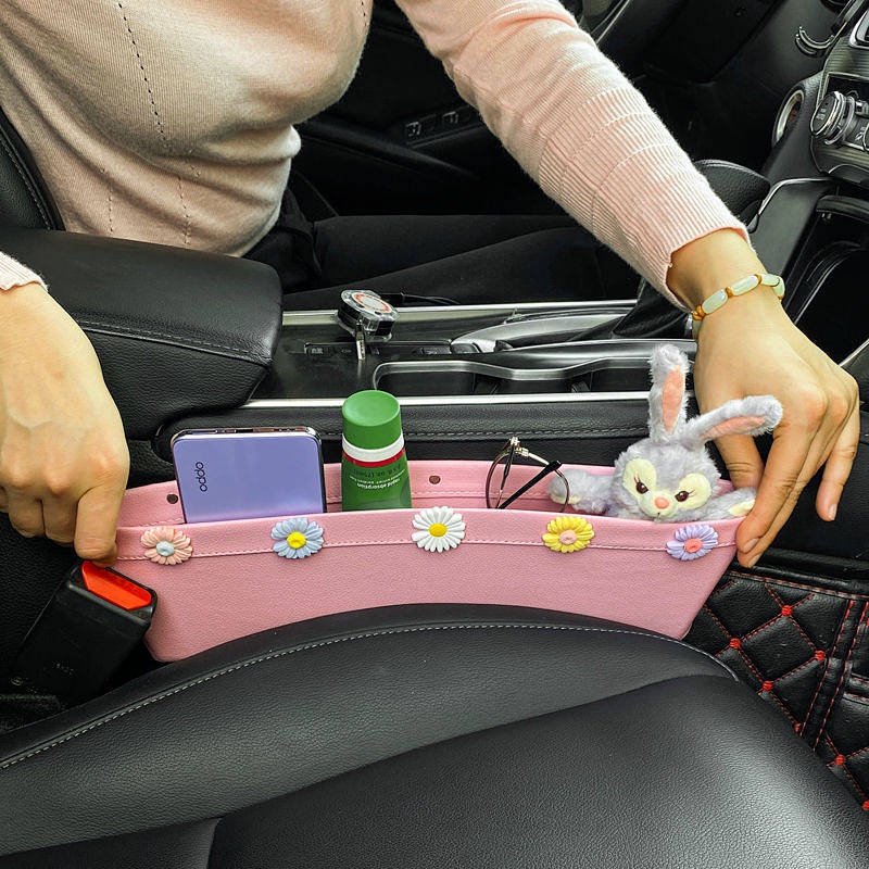 Hộp đựng đồ dùng gắn tựa tay xe hơi chống tràn thiết kế dễ thương