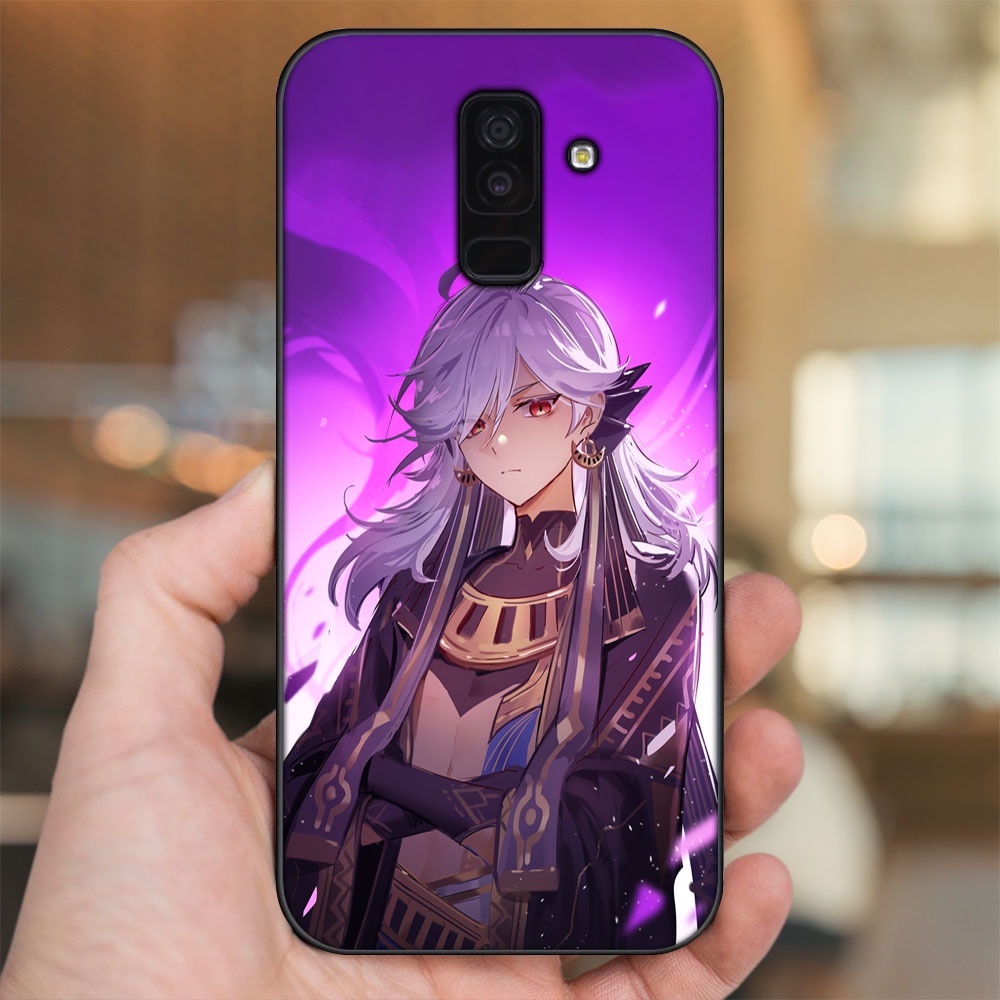 Ốp lưng Samsung A6 Plus viền đen in hình Cyno Genshin Impact