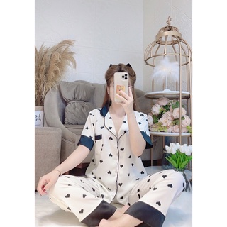 Bộ Pijama Lụa Latin Thiết Kế Cao Cấp