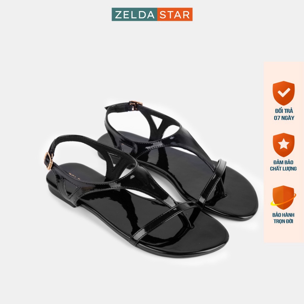 Sandal nữ Zelda Star đế bệt 1cm - SK019920