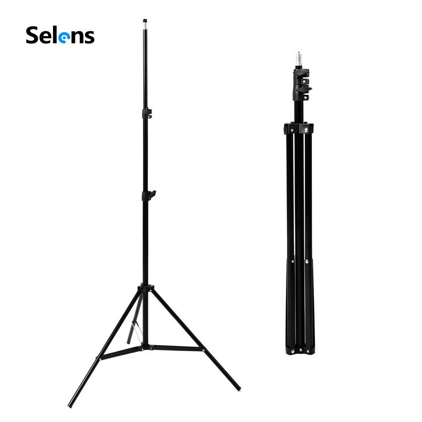 Chân đèn vòng tripod SELENS 2m chiếu đèn studio quay phim chụp ảnh