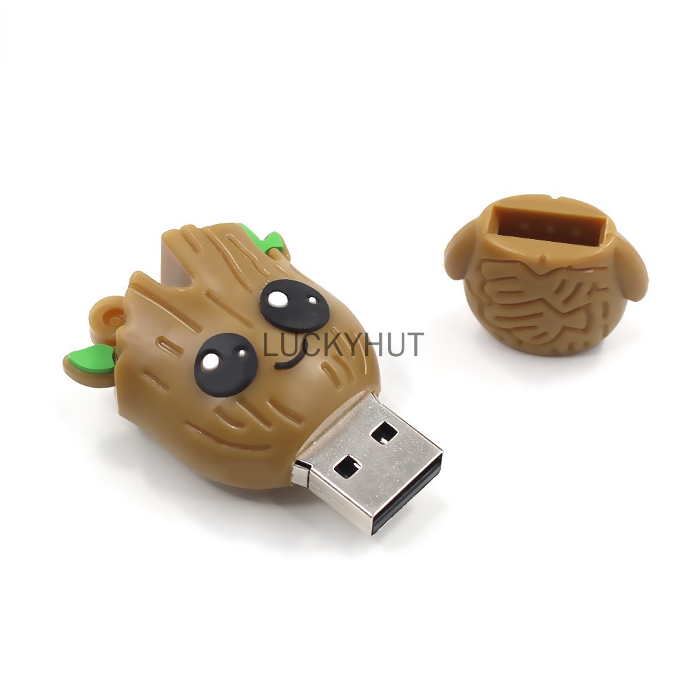 Thẻ Nhớ 1GB Usb 2.0 8GB 16GB 32GB 64GB 128GB Hình Groot Dễ Thương