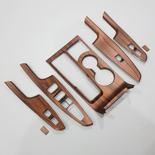 Bộ ốp nội thất vân gỗ hyundai tucson 2016 2017 2018 2019 2020 cao cấp-5 chi tiết.