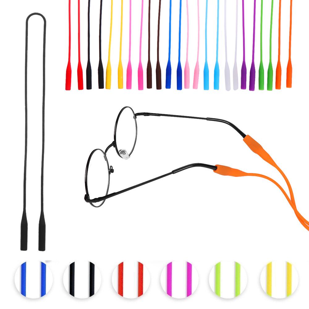 Bộ 2 Dây Đeo Mắt Kính Bằng Silicone 12 Màu