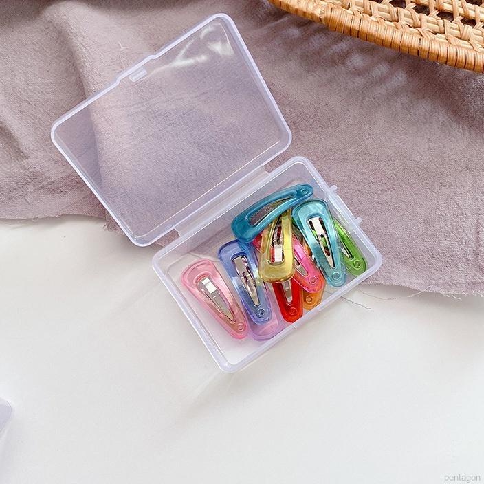 Set 10 kẹp tóc BB màu sắc ngọt ngào dễ thương cho bé gái