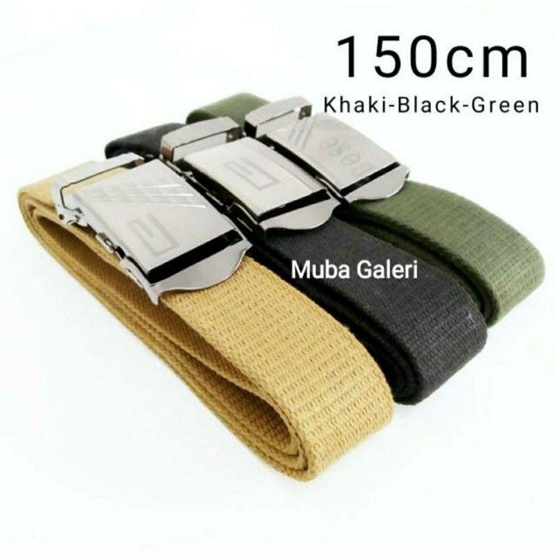 Thắt lưng Canvas dài 150CM thời trang cho nam