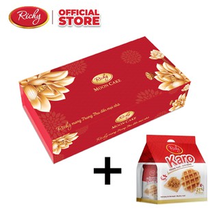 Combo đầm ấm bánh trung thu bánh nướng Richy bánh tươi karo sợi gà tươi CB11
