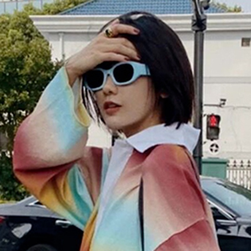 Kính mát gọng dáng nhỏ chống tia UV phong cách Hàn Quốc cổ điển thời trang dành cho cả nam và nữ