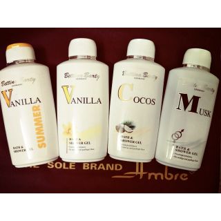 Sỉ sữa tắm Bettina Barty hương Vanilla - Cocos - Musk chai 500ml